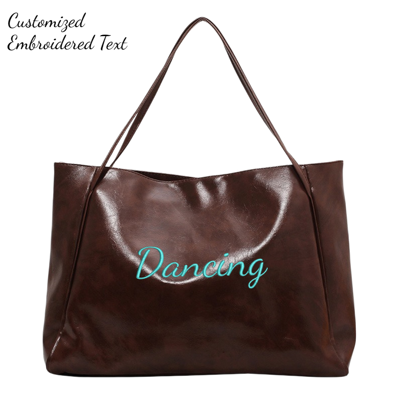 Embroidery Workshop - Bolsa Tote Grande Personalizada com Bordado