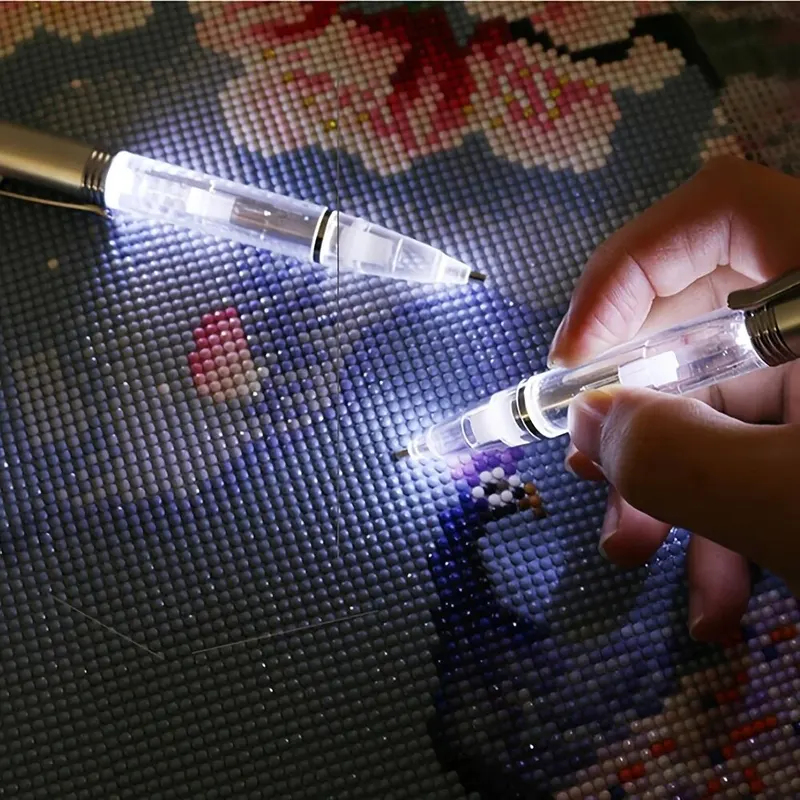 Embroidery Artwork - Caneta de Iluminação LED para Pintura