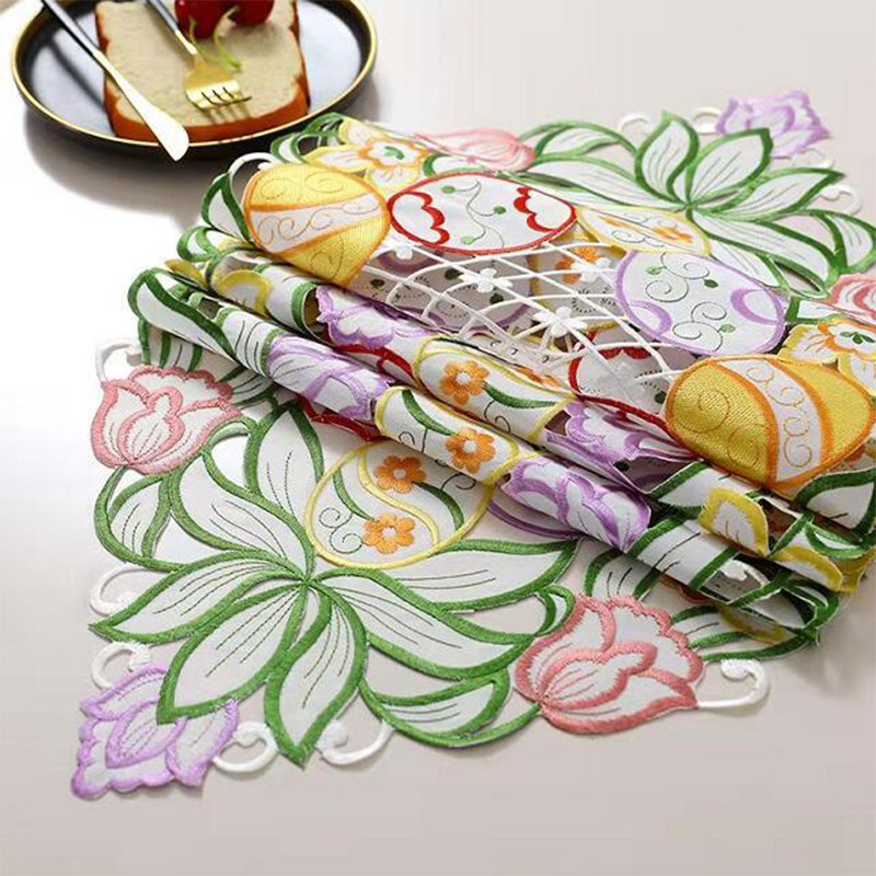 Embroidery Egg - Europa elegante oco ovo de páscoa
