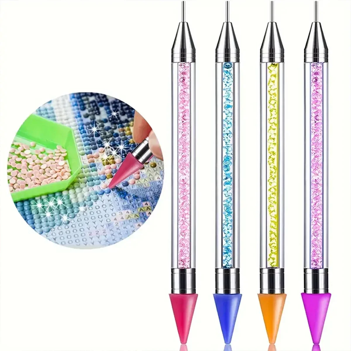 Embroidery Artwork - Waxless Ferramenta de Pintura Diamante, Ponta