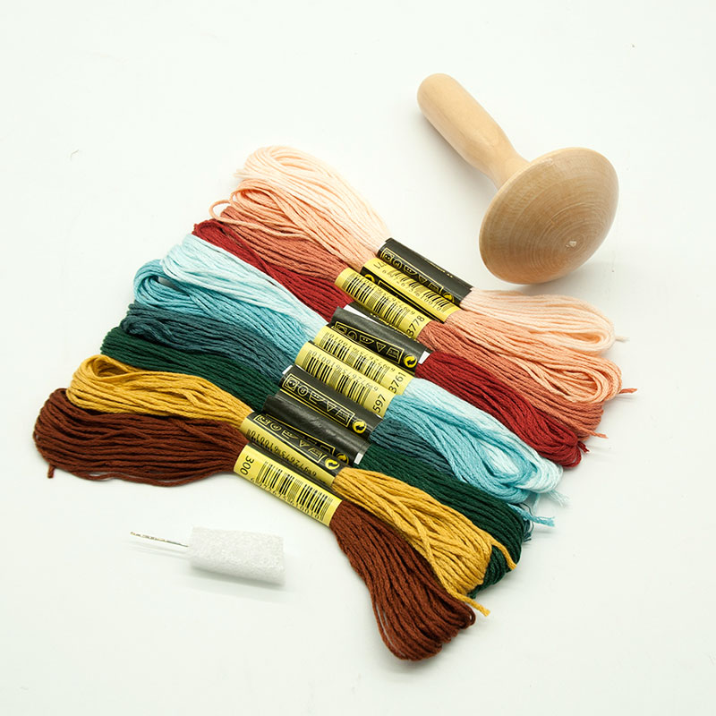 Embroidery Egg - Kit de suprimentos de dardo de