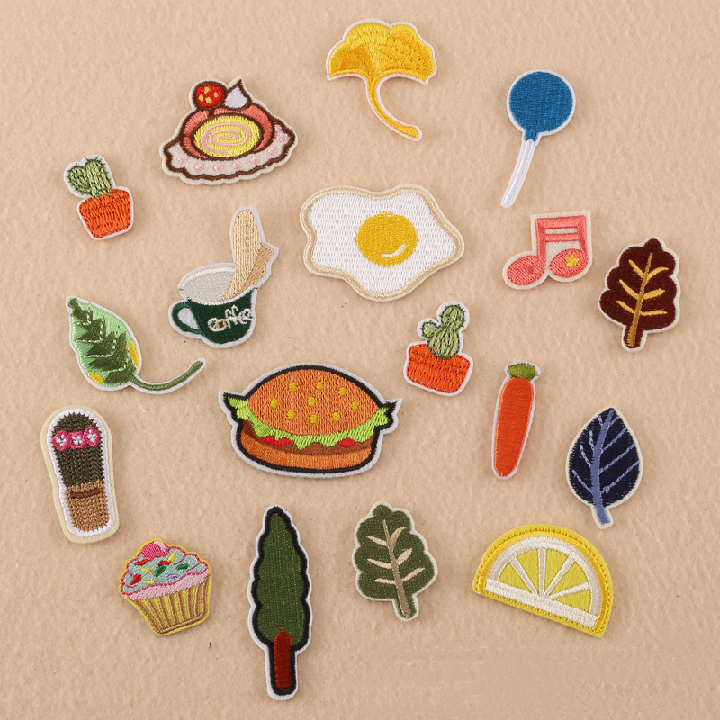 Embroidery Egg - Bordado pequeno patch para roupas, apliques
