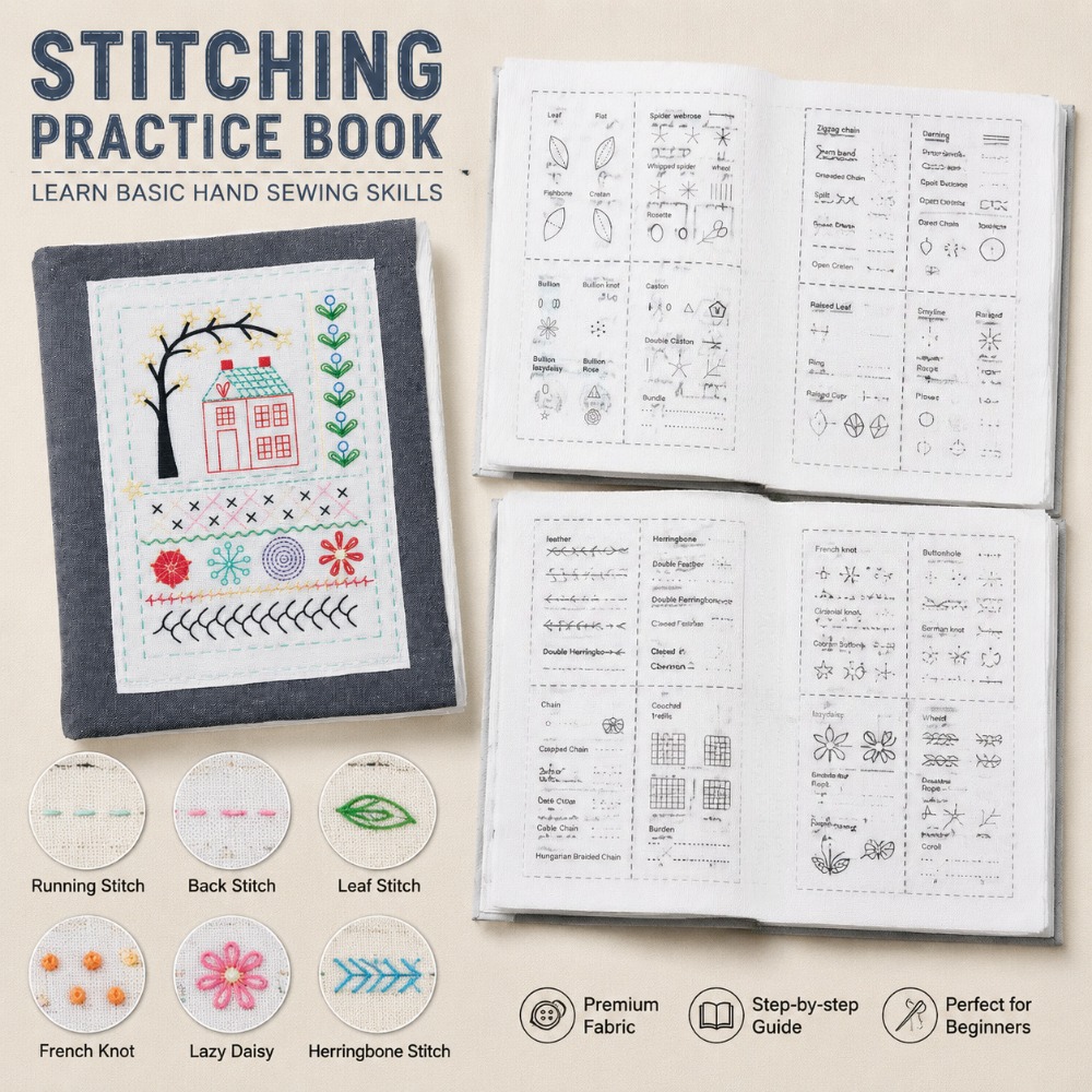 Embroidery Workshop - Livro de Prática de Bordado DIY: