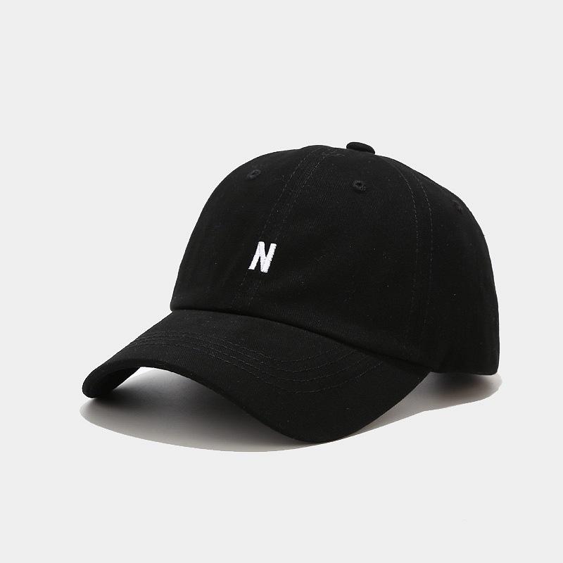 Embroidery Letter N - 2024 letra N bordado algodão casquette