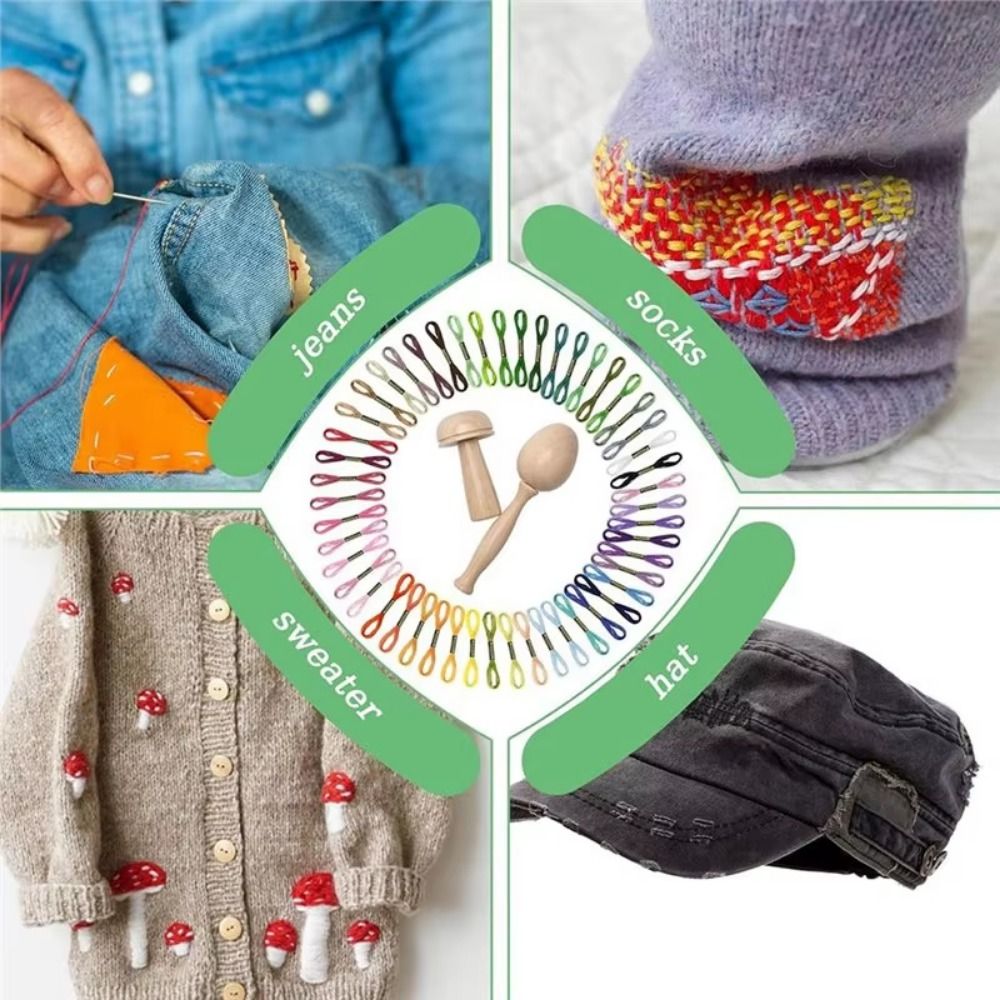 Kit de Reparo de Meias DIY: Fe - Embroidery Egg avaliação e preço