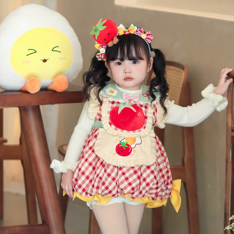 Vestido Infantil Lolita Estilo - Embroidery Egg avaliação e preço