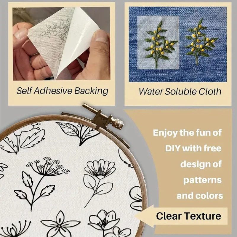 10 pçs artesanato eco-friendly - Water Soluble Stabilizer avaliação e preço