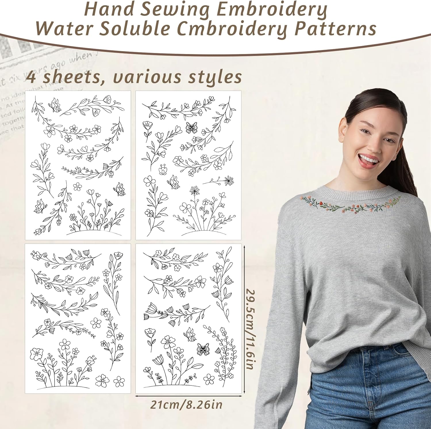 Papel de Bordado Solúvel em Ág - Water Soluble Stabilizer avaliação e preço