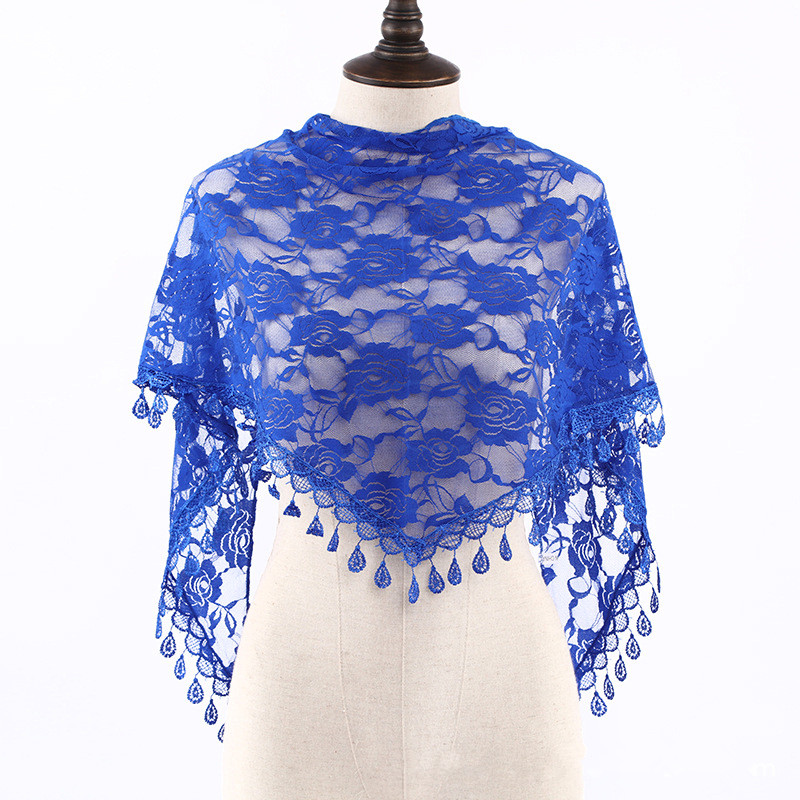 Moda igreja xale laço véu cach - Embroidery Veil avaliação e preço