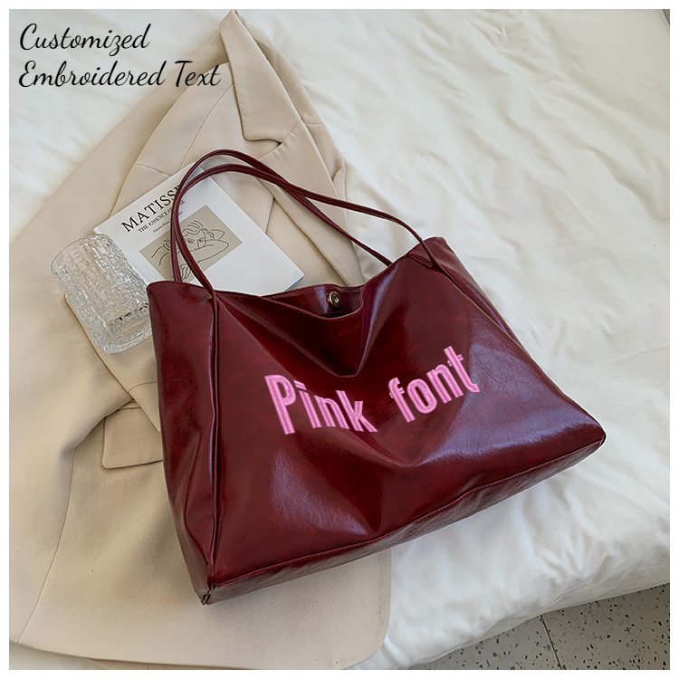 Bolsa Tote Grande Personalizad - Embroidery Workshop avaliação e preço