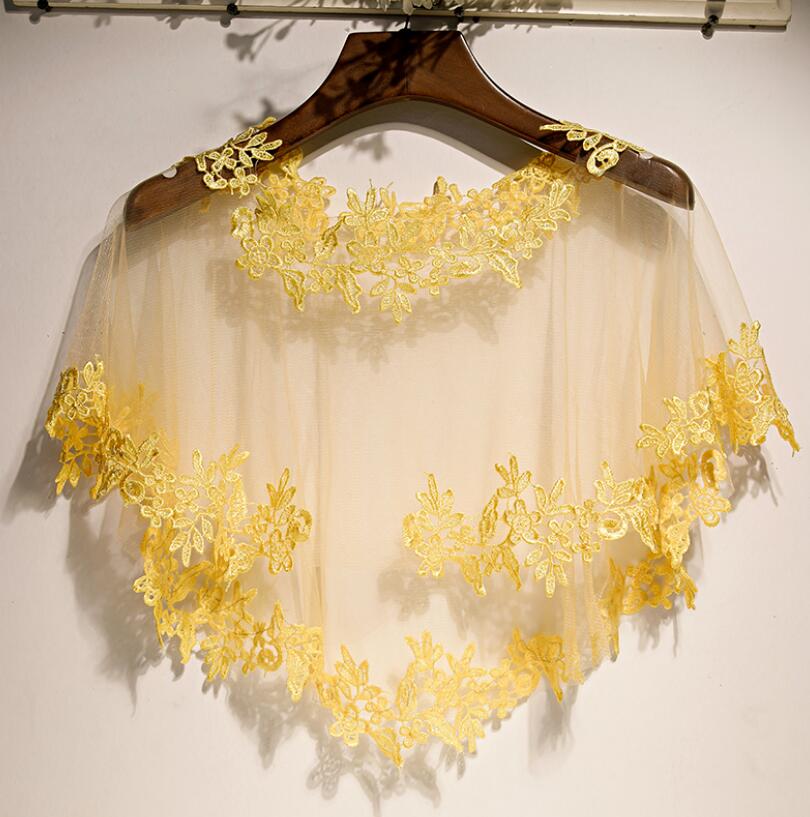 Pashmina feminina de malha ama - Embroidery Yellow avaliação e preço