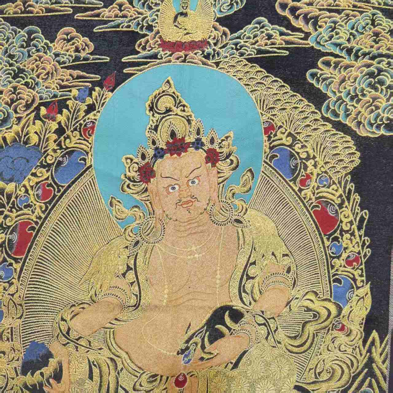 Painel de Thangka de 35 polega - Embroidery Yellow avaliação e preço