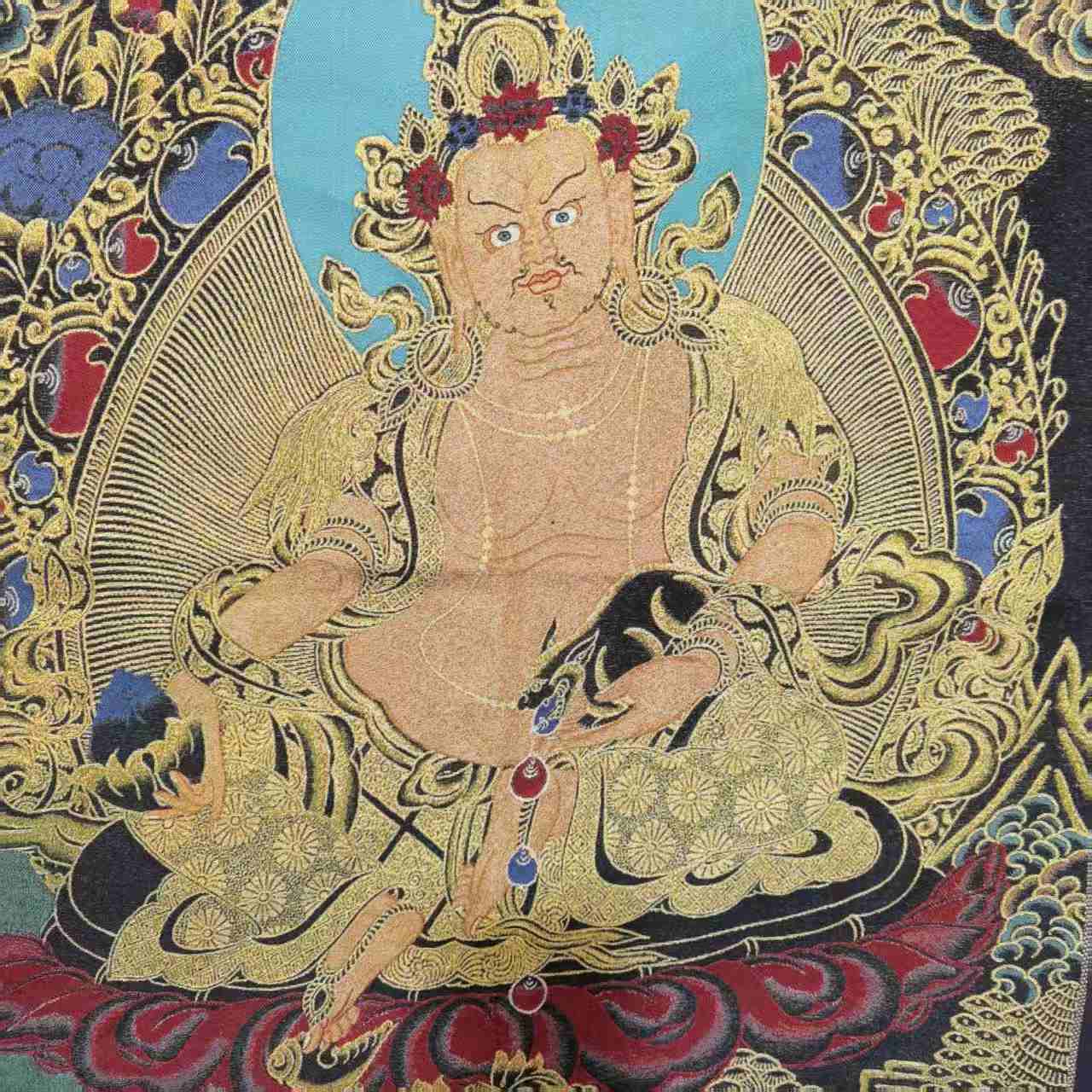 Painel de Thangka de 35 polega - Embroidery Yellow avaliação e preço