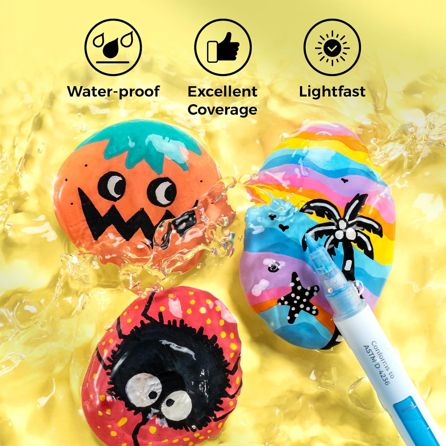 Ohuhu marcadores de tinta acrí - Embroidery Egg avaliação e preço