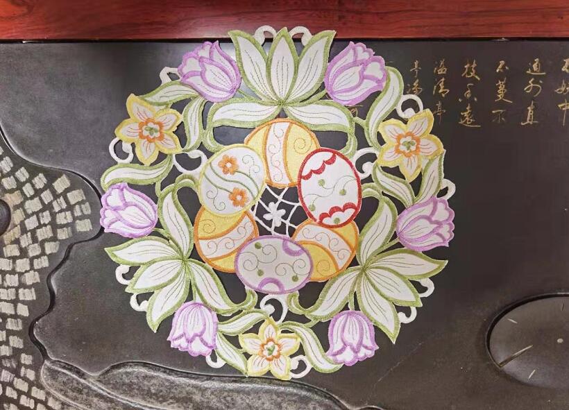 Europa elegante oco ovo de pás - Embroidery Egg avaliação e preço
