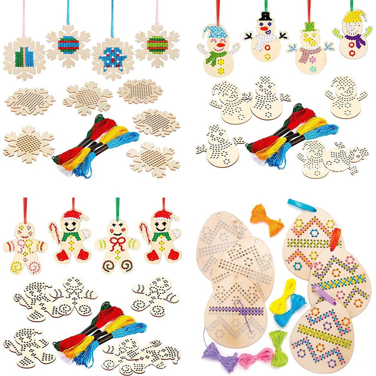 Pingente de Ponto Cruz com Ovo - Embroidery Xmas Tree avaliação e preço