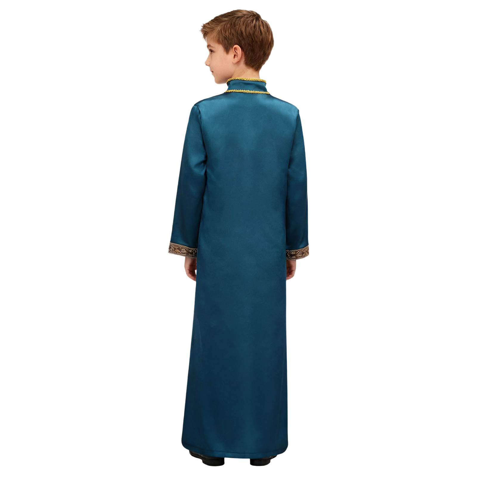 Meninos ouro bordado maxi muçu - Embroidery Jacket avaliação e preço