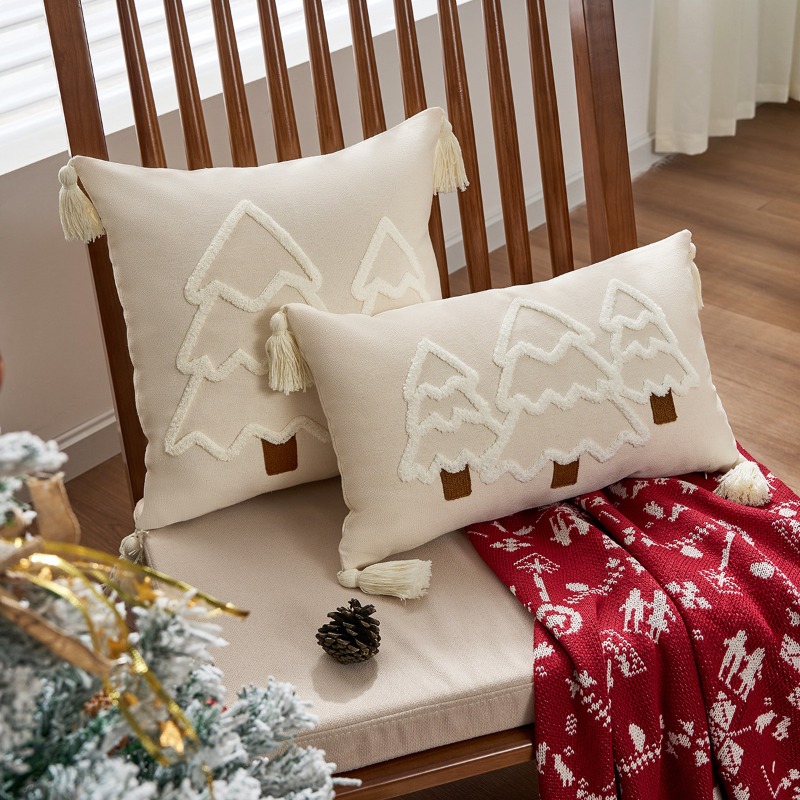 Capa de Almofada de Natal com  - Embroidery Xmas Tree avaliação e preço